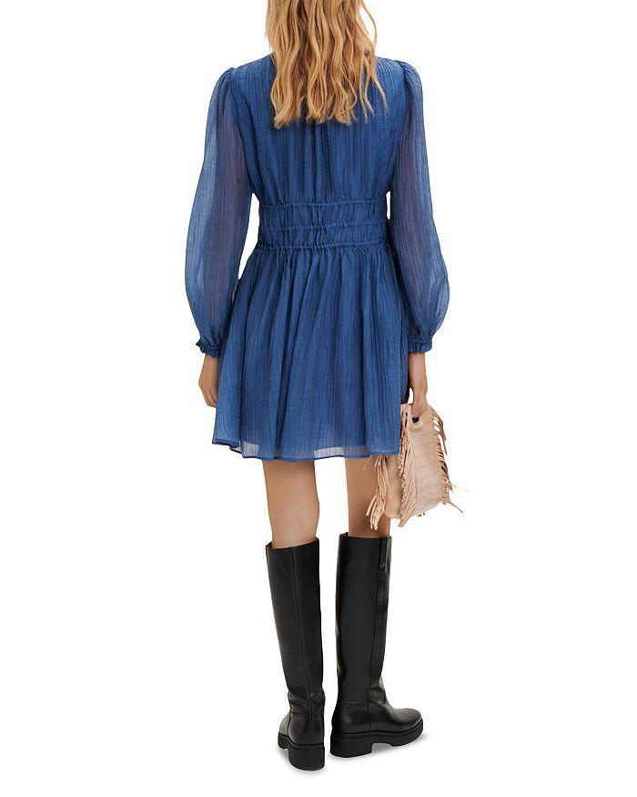 商品Maje|Riala Voile Dress,价格¥1735,第4张图片详细描述