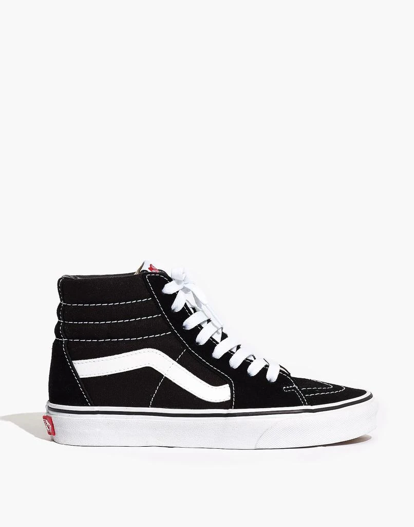 商品Vans|Unisex SK8-Hi High-Top Sneakers in Black Suede and Canvas,价格¥460,第2张图片详细描述