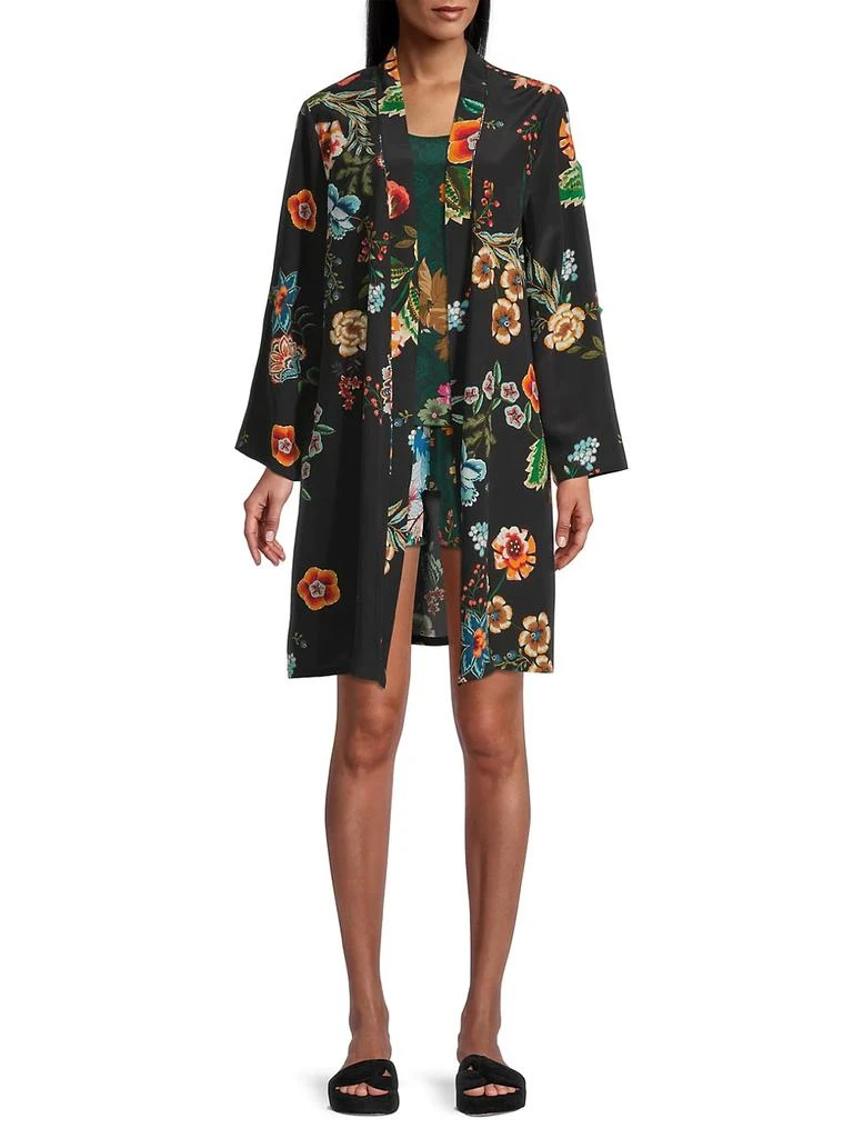商品Johnny Was|Evelyn Silk Robe,价格¥882,第2张图片详细描述