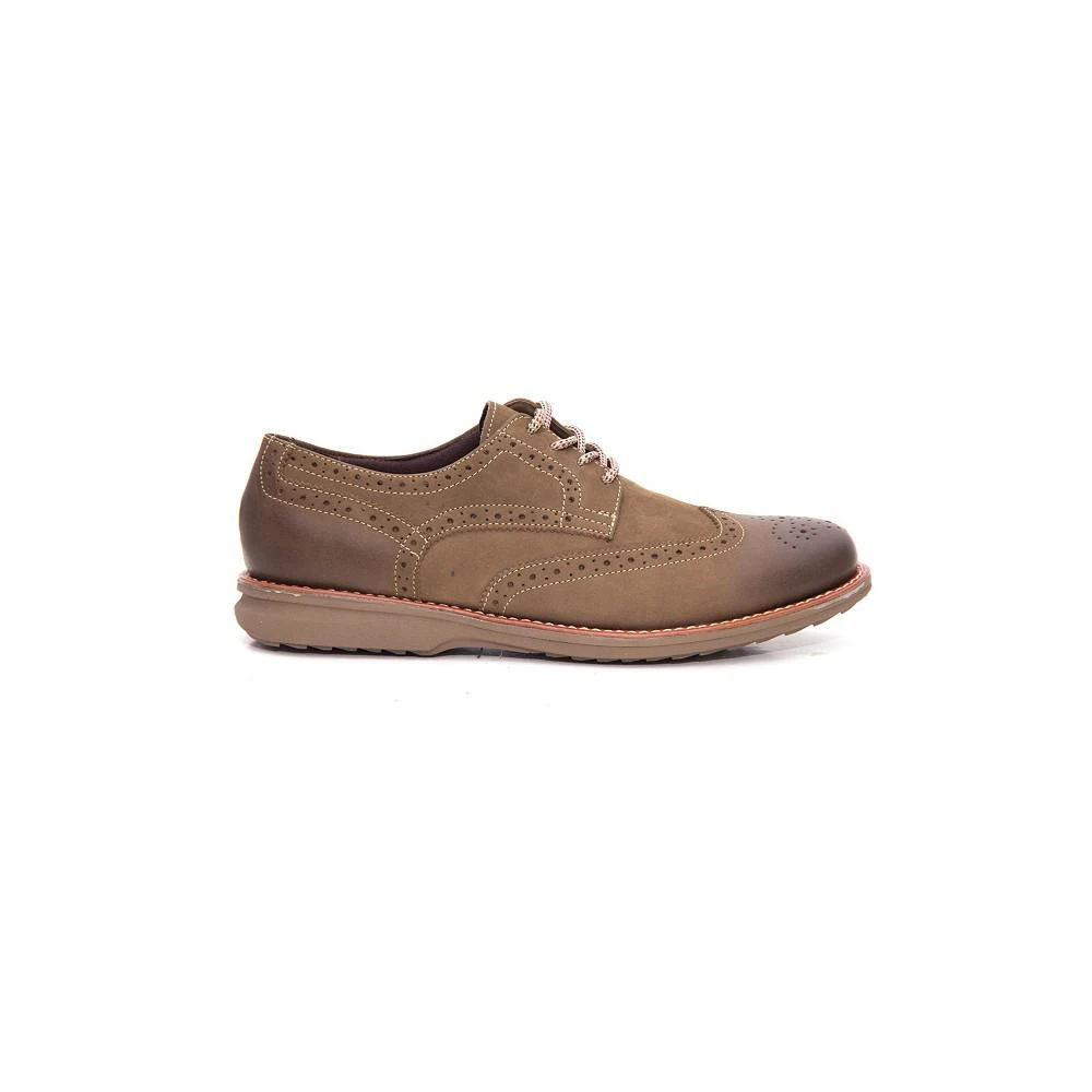 商品Sandro Moscoloni|Men's Shane 4 Eyelet Wing Tip Lace Dress Shoes,价格¥1410,第2张图片详细描述