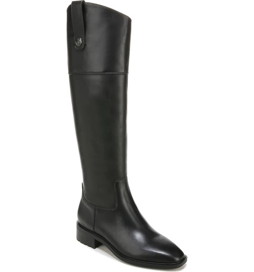 Sam Edelman Womens Leather Kitten Heel Knee-High Boots