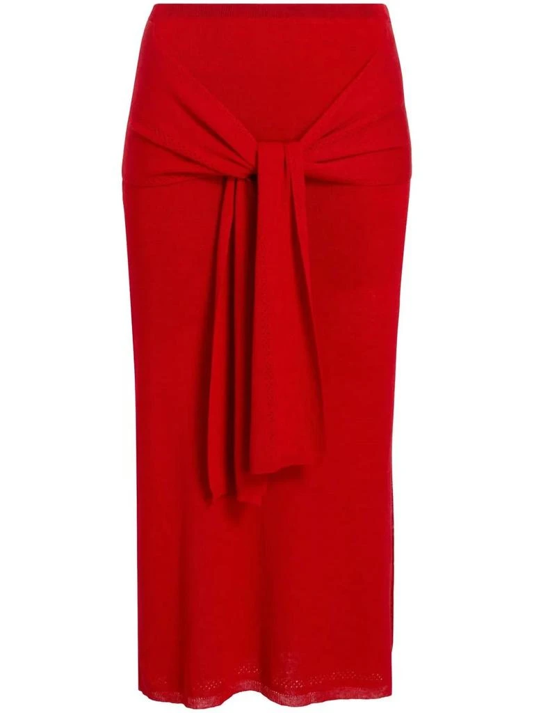 商品Proenza Schouler|Phelan Knit Skirt In Dark Poppy,价格¥1728,第2张图片详细描述