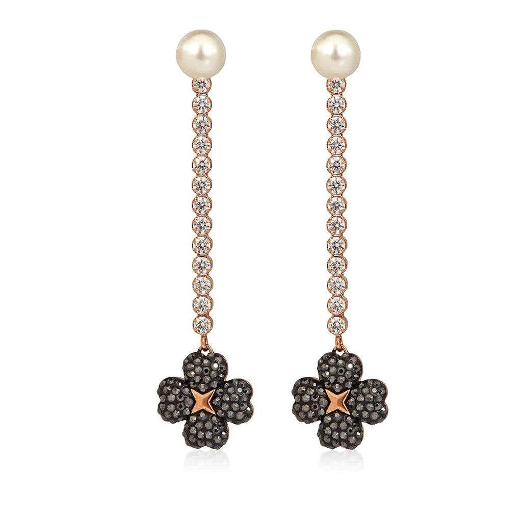 商品Swarovski|Swarovski Rose-gold Tone Plated Latisha Pierced Earrings,价格¥645,第1张图片