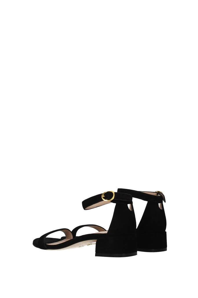 商品Stuart Weitzman|Sandals Suede Black,价格¥1972,第4张图片详细描述