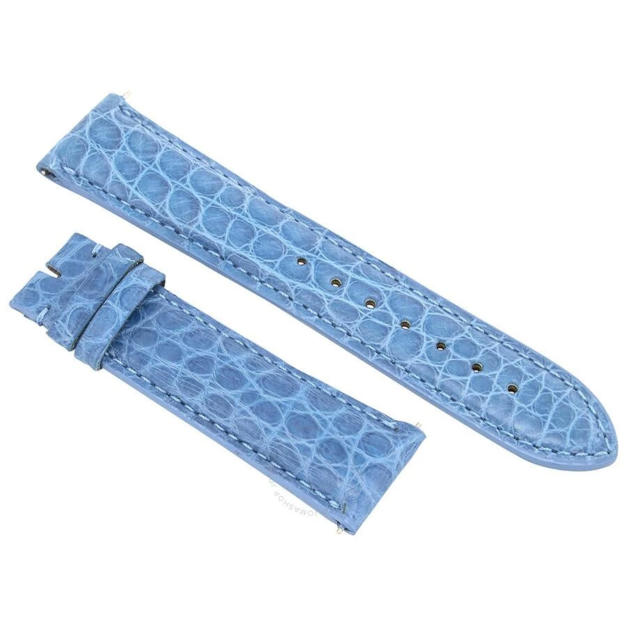 商品Hadley Roma|21 MM Sea Blue Alligator Leather Strap,价格¥588,第1张图片