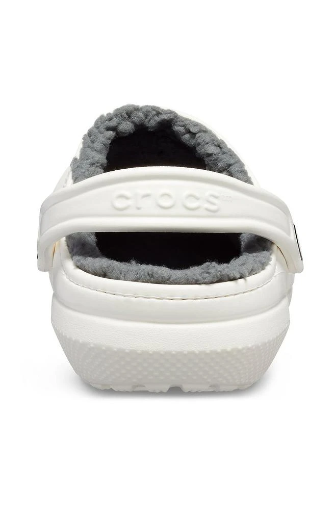 商品Crocs|Classic Lined Clog - White/Grey,价格¥221,第5张图片详细描述