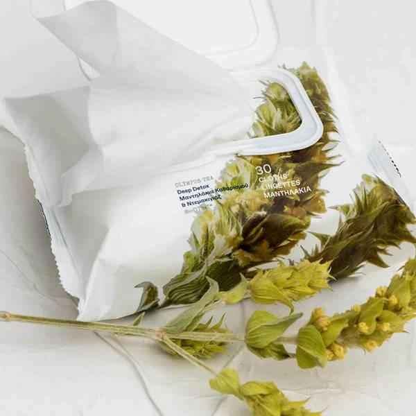 商品KORRES|Korres Olympus Tea Detox Cleansing Wipes,价格¥130,第3张图片详细描述
