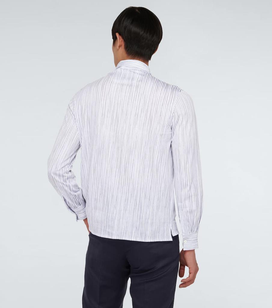 商品CARUSO|条纹棉质长袖衬衫,价格¥1706,第6张图片详细描述