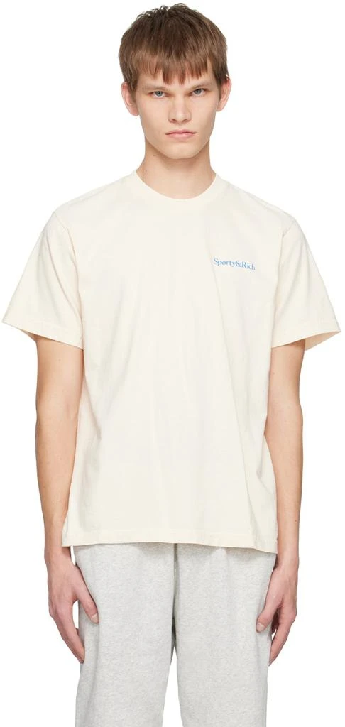 商品Sporty & Rich|Off-White 'Health Is Wealth' T-Shirt,价格¥272,第1张图片