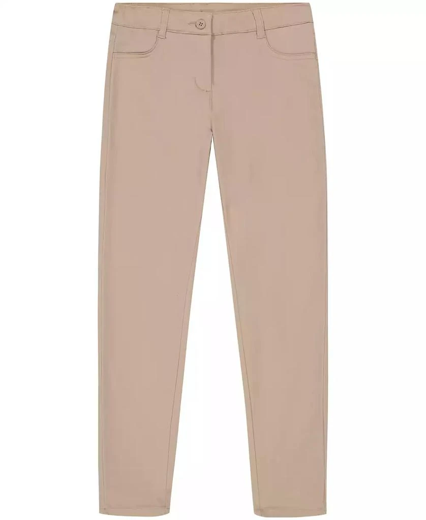 商品Nautica|Little Girls Uniform 5 Pocket Stretch Sateen Skinny Pants,价格¥108,第1张图片