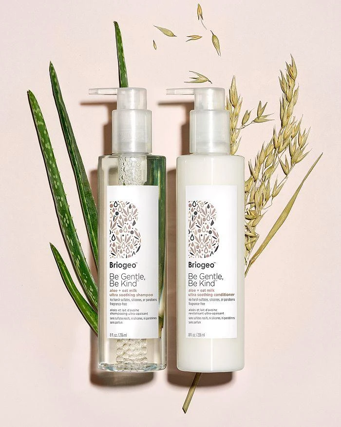 商品Briogeo|Be Gentle, Be Kind™ Aloe + Oat Milk Ultra Soothing Fragrance-Free Shampoo 8 oz.,价格¥209,第4张图片详细描述