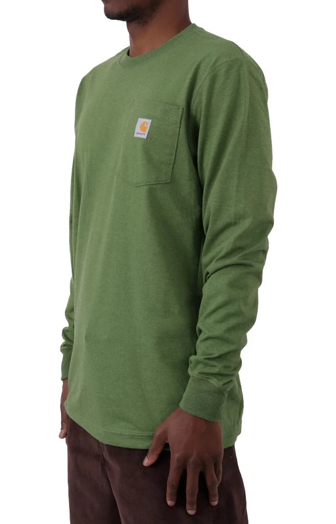 商品Carhartt|(K126) L/S Workwear Pocket Shirt - Arborvitae Heather,价格¥169,第2张图片详细描述