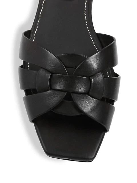 商品Yves Saint Laurent|Tribute Leather Slides,价格¥4479,第3张图片详细描述