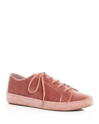 商品Joie|Women's Daryl Velvet Lace Up Sneakers,价格¥1194,第1张图片