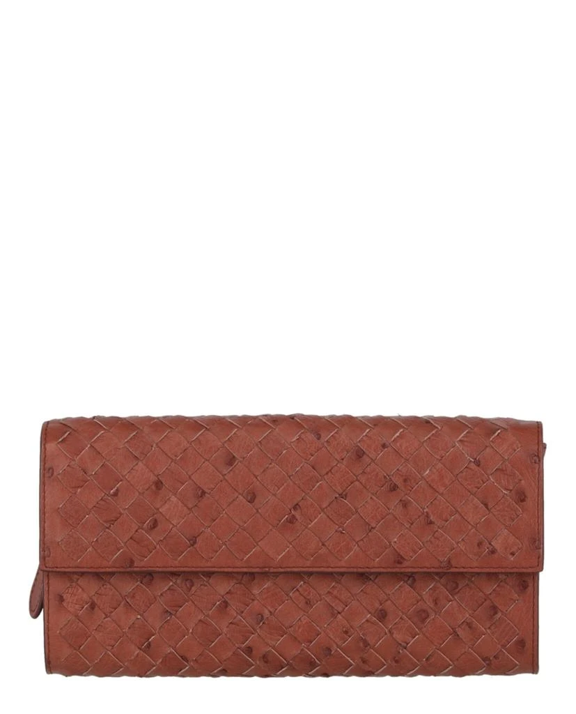 商品Bottega Veneta|Intrecciato Leather Long Wallet,价格¥5993,第1张图片