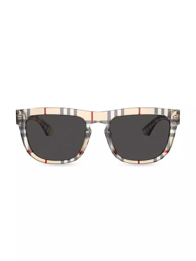 商品Burberry|56MM Plaid Square Sunglasses,价格¥2108,第2张图片详细描述