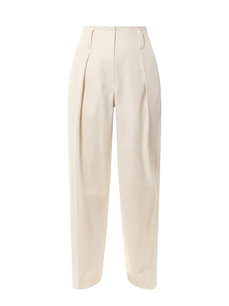 商品Brunello Cucinelli|Brunello Cucinelli Bead-Embellishment Pleated Trousers,价格¥7587,第1张图片