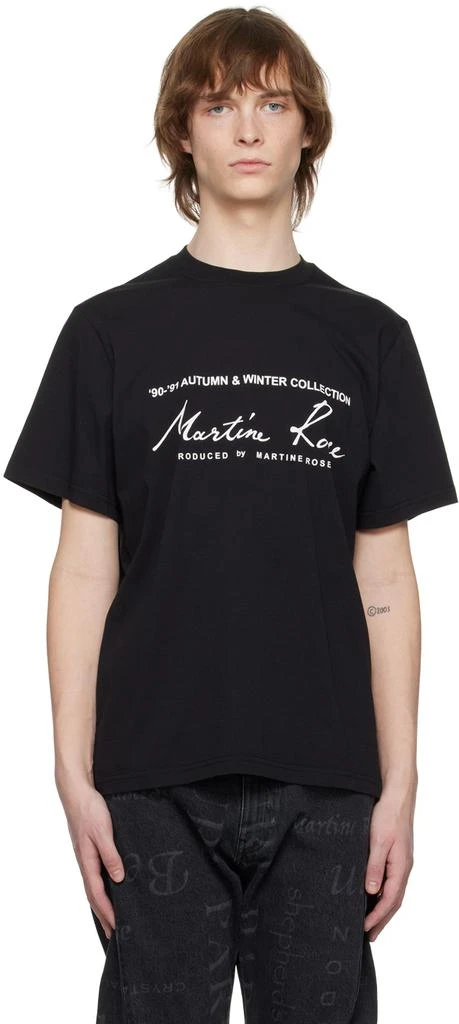 商品Martine Rose|Black Printed T-Shirt,价格¥796,第1张图片