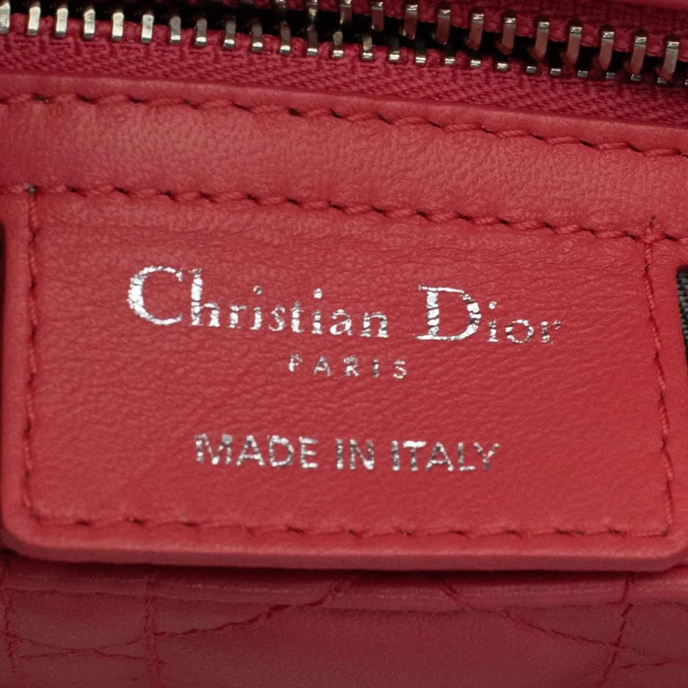 Dior Pink Leather Small Cannage Lady Dior Shoulder Tote Bag  商品