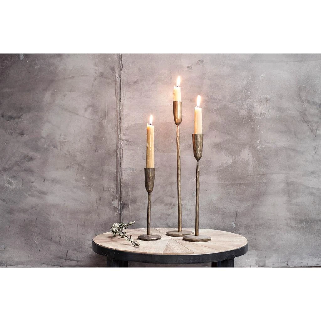 商品Nkuku|Nkuku Mbata Brass Candlestick - Antique Brass - Small,价格¥201,第2张图片详细描述