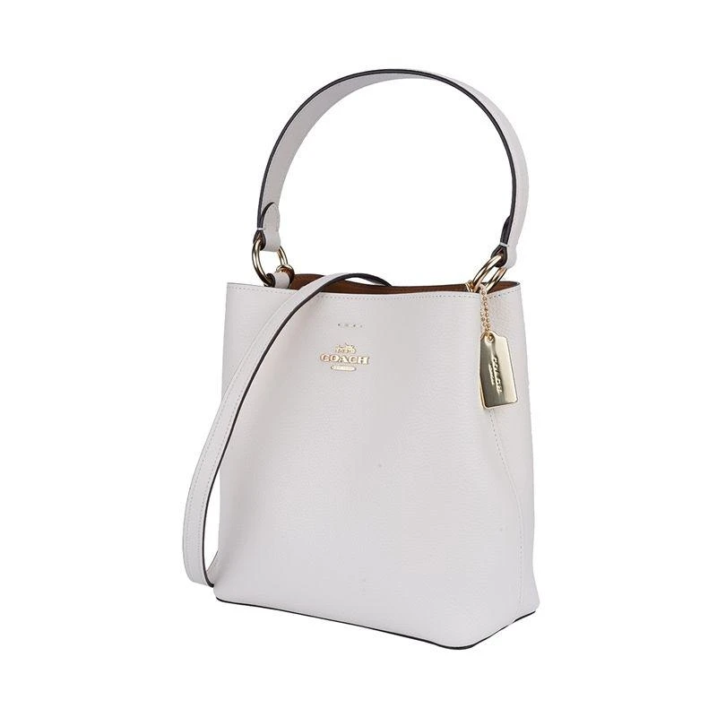商品Coach|香港直邮Coach 奥莱款小号女士皮质单肩手提水桶包1011IMOVG,价格¥3102,第4张图片详细描述