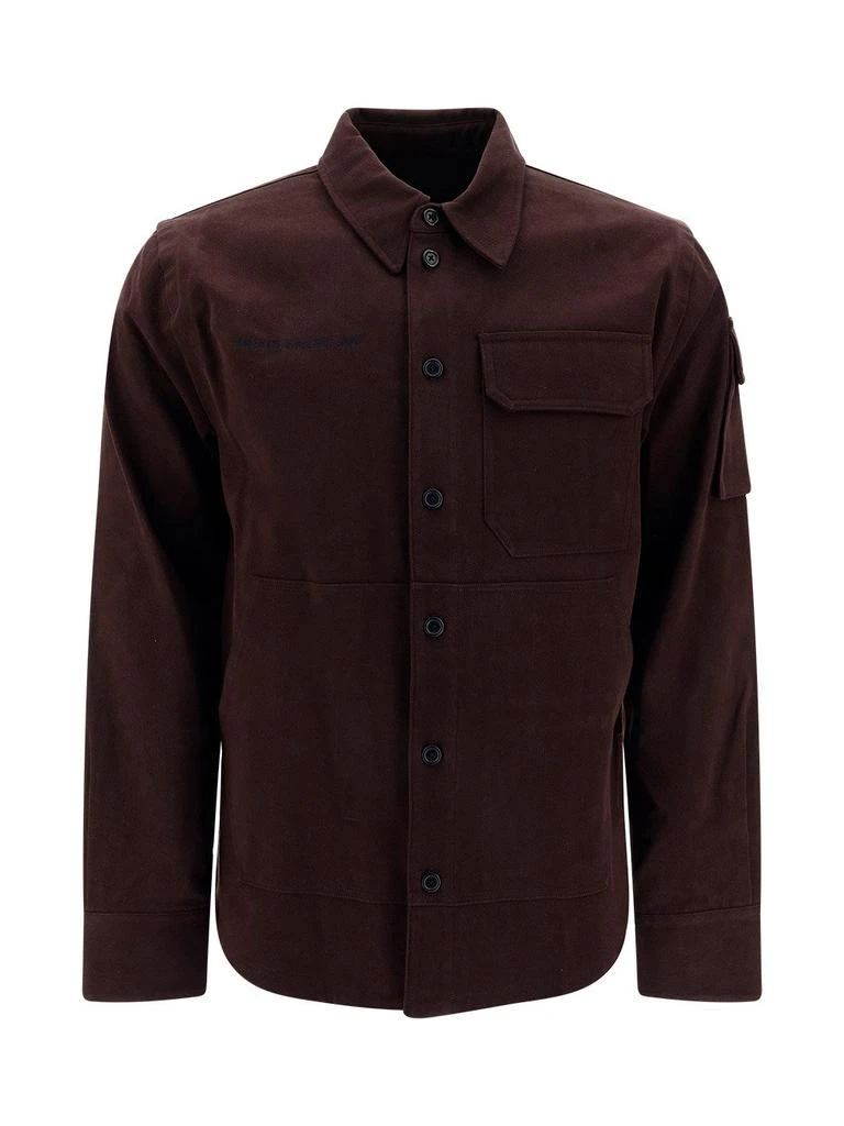 商品Helmut Lang|Helmut Lang Patch Long-Sleeved Twill Shirt,价格¥2136,第1张图片