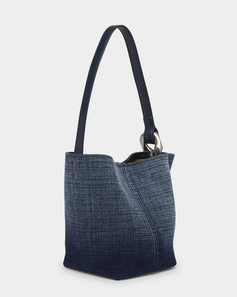 商品JW Anderson|Corner Small Acid Wash Denim Bucket Bag,价格¥5075,第3张图片详细描述