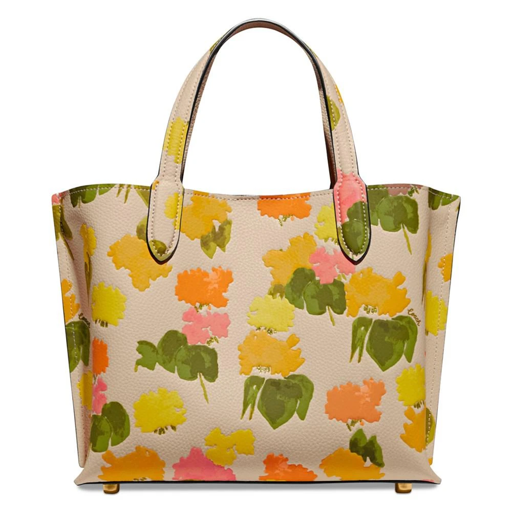 商品Coach|Floral Printed Leather Willow Tote 24,价格¥1620,第2张图片详细描述