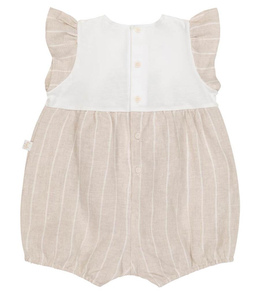 Baby条纹棉质连体衣商品第2张图片规格展示