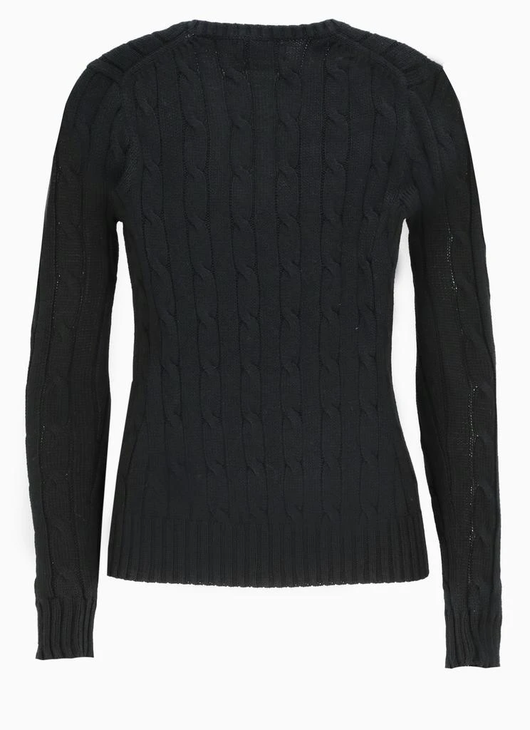 商品Ralph Lauren|Polo Ralph Lauren Kimberly Cable-Knitted V-Neck Jumper,价格¥1093,第2张图片详细描述