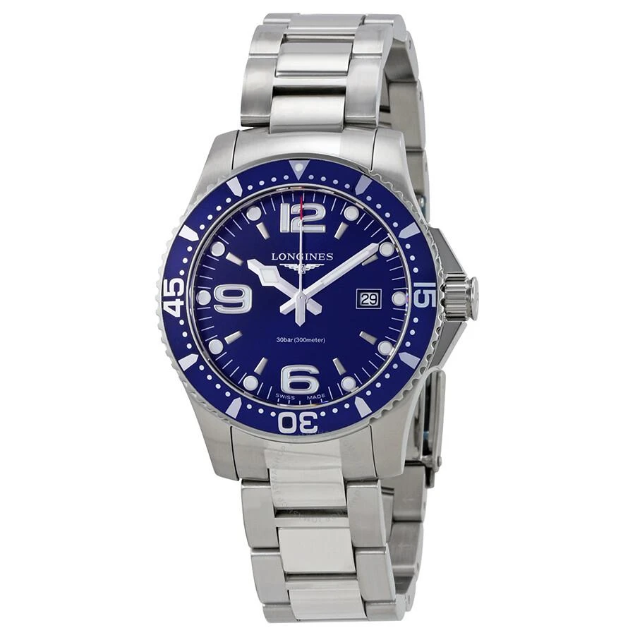 商品Longines|HydroConquest Blue Dial Men's 39mm Watch L3.730.4.96.6,价格¥6050,第1张图片