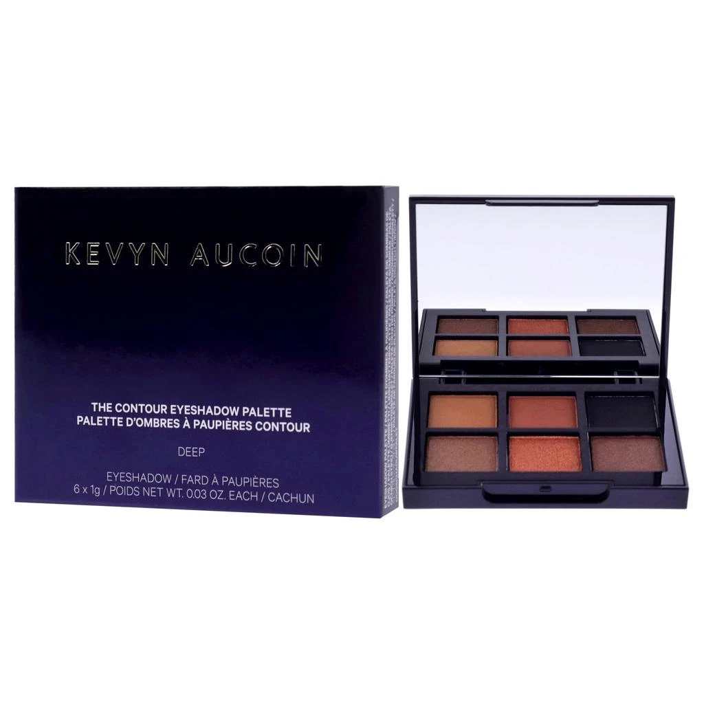 商品Kevyn Aucoin|The Contour Eyeshadow Palette - Deep by Kevyn Aucoin for Women - 0.18 oz Eye Shadow,价格¥268,第4张图片详细描述