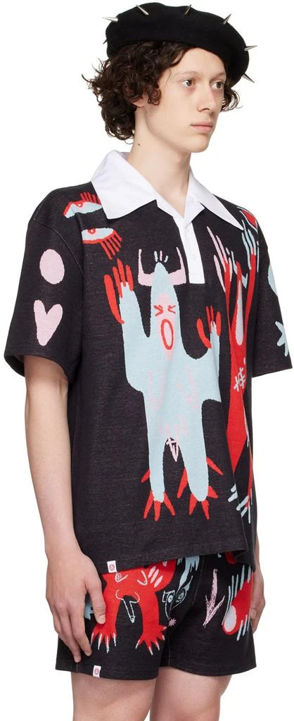 商品Charles Jeffrey Loverboy|Black Cotton Shirt,价格¥1043,第2张图片详细描述