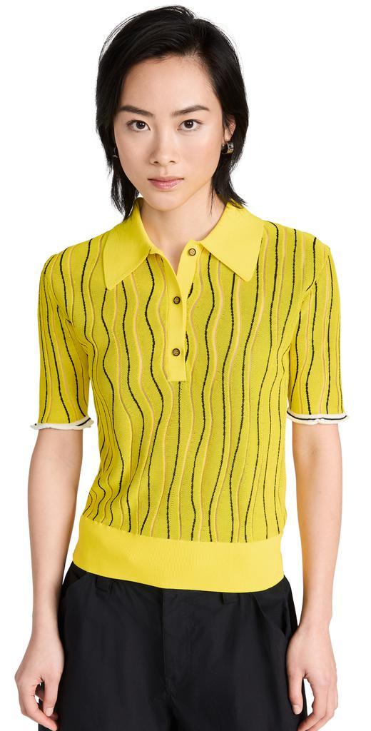 商品3.1 Phillip Lim|3.1 Phillip Lim 新艺术提花马球衫,价格¥4017,第1张图片