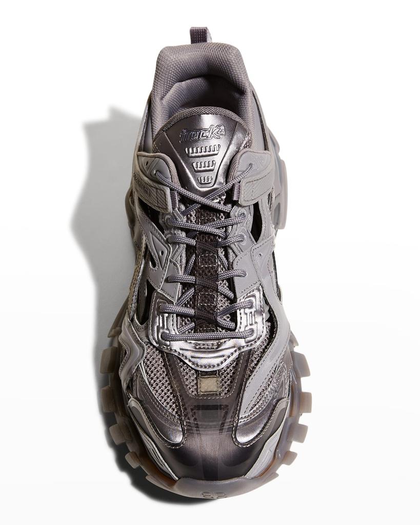 Men's Track 2 Clear Caged Trainer Sneakers商品第6张图片规格展示
