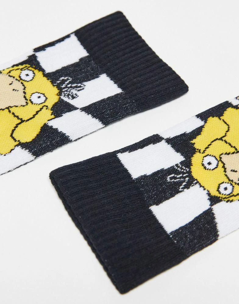 商品ASOS|ASOS DESIGN Pokemon sports sock with Psyduck design,价格¥59,第3张图片详细描述