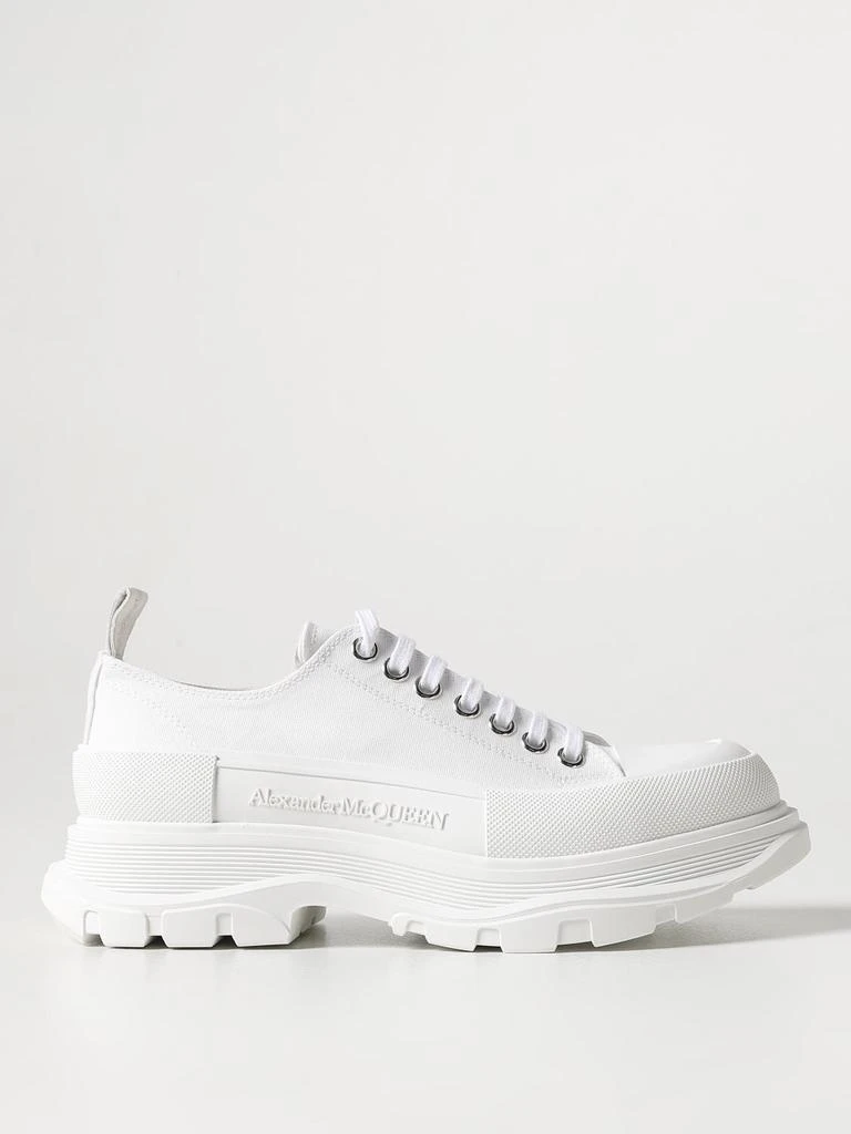 商品Alexander McQueen|Alexander McQueen Tread Slick derby in canvas,价格¥4530,第1张图片