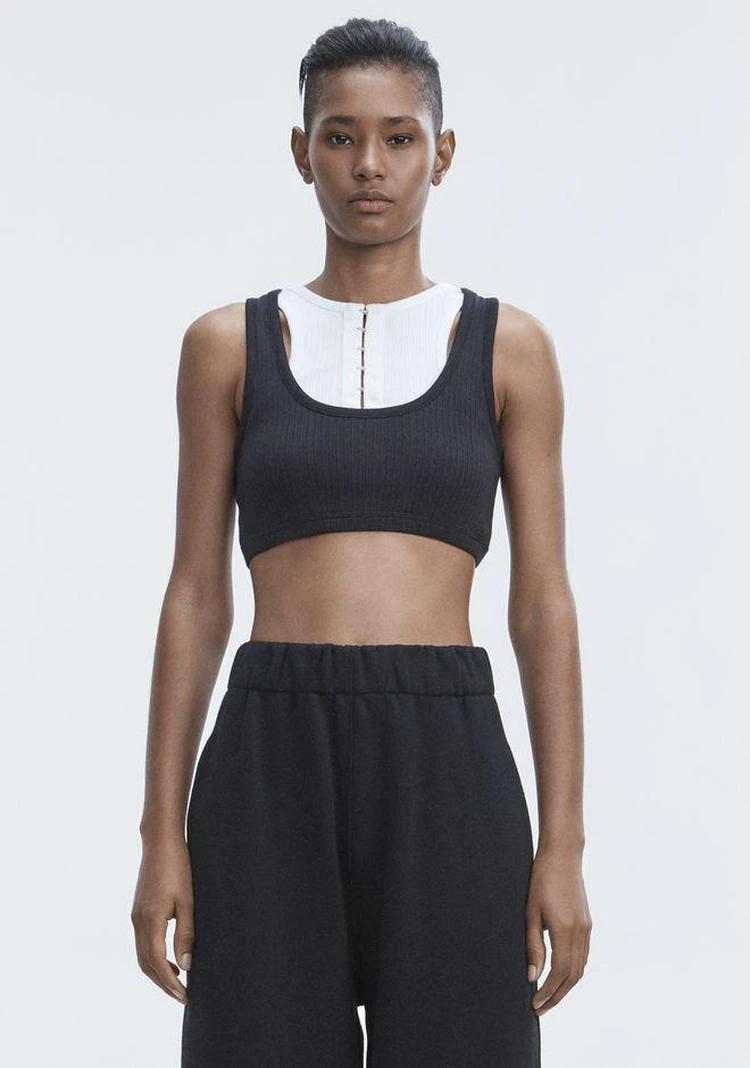 商品Alexander Wang|RIBBED BRA TOP,价格¥452,第3张图片详细描述