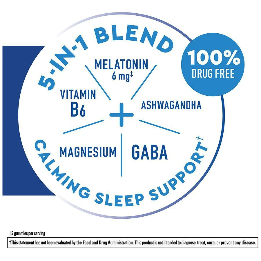 商品Nature Made WellBlends|Sleep & Relieve Stress Gummies Mixed Berry,价格¥162,第2张图片详细描述