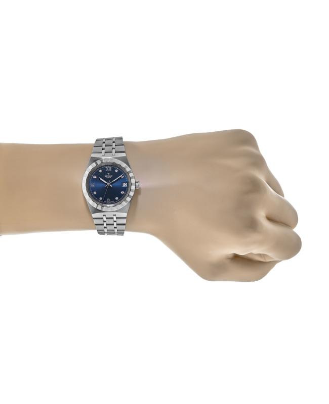 Tudor Royal Blue Diamond Dial Stainless Steel Unisex Watch M28400-0007商品第4张图片规格展示