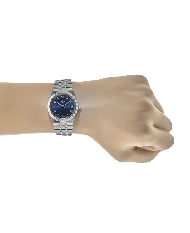 商品Tudor|Tudor Royal Blue Diamond Dial Stainless Steel Unisex Watch M28400-0007,价格¥24093,第3张图片详细描述