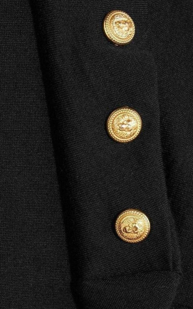 Black Knit Turtleneck Fine Wool Sweater 商品