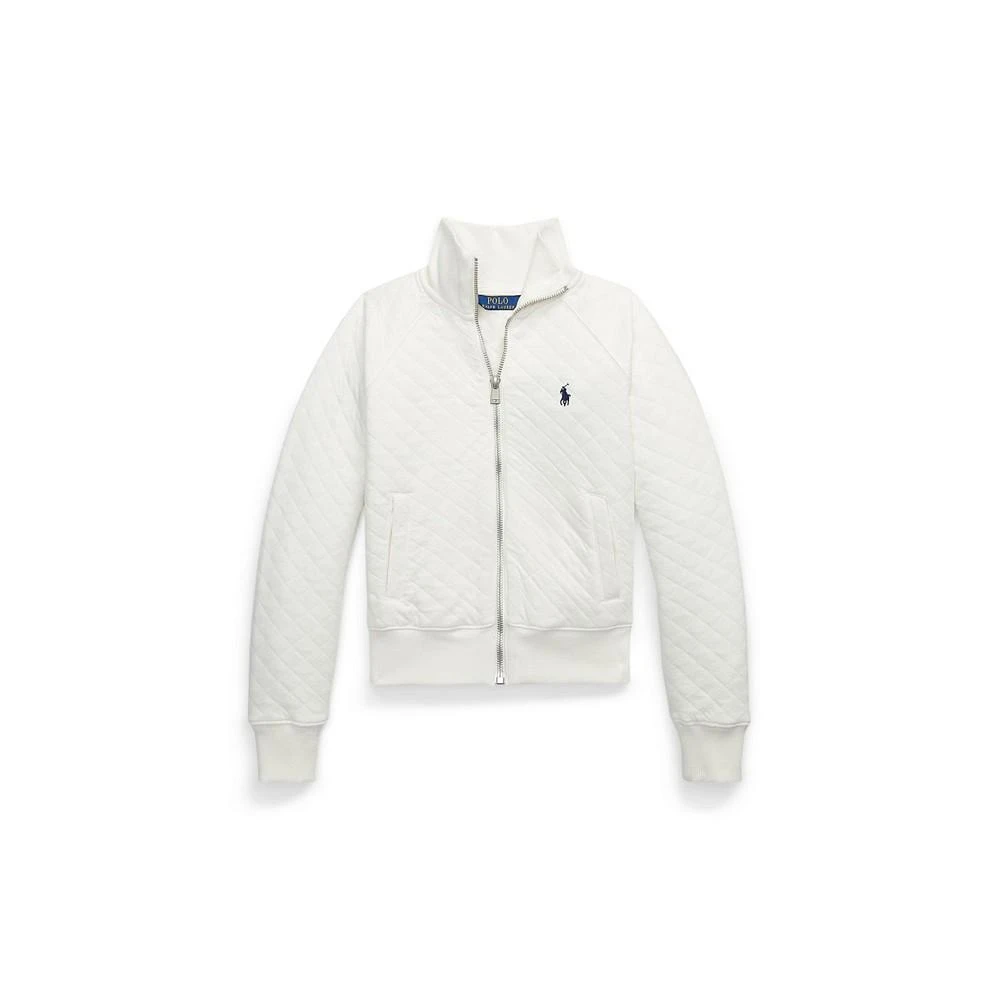 商品Ralph Lauren|Toddler and Little Girls Long Sleeves Quilted Jacquard Jacket,价格¥309,第1张图片