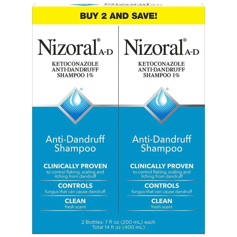 商品Nizoral|Anti-Dandruff Shampoo, Twin Pack Twin Pack,价格¥252,第1张图片