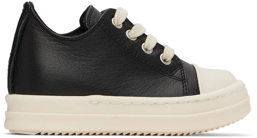 商品Rick Owens|Baby Black Low Sneakers,价格¥2992,第1张图片