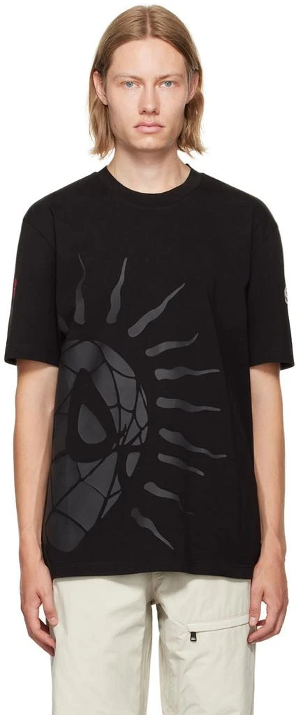 商品Moncler|黑色 Spider-Man T 恤,价格¥3116,第1张图片