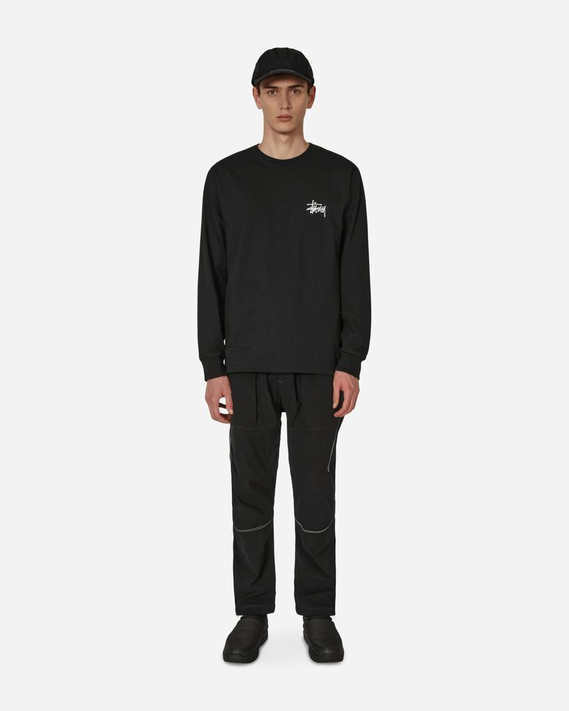 商品STUSSY|Basic Logo Longsleeve T-Shirt Black,价格¥407,第6张图片详细描述