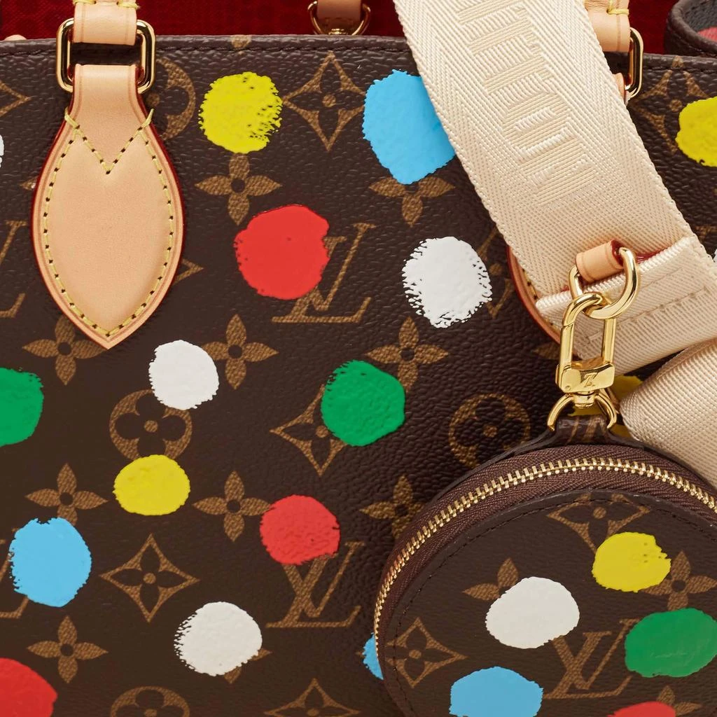 商品[二手商品] Louis Vuitton|Louis Vuitton x Yayoi Kusama Painted Dots Monogram Canvas OnTheGo PM Bag,价格¥25602,第5张图片详细描述