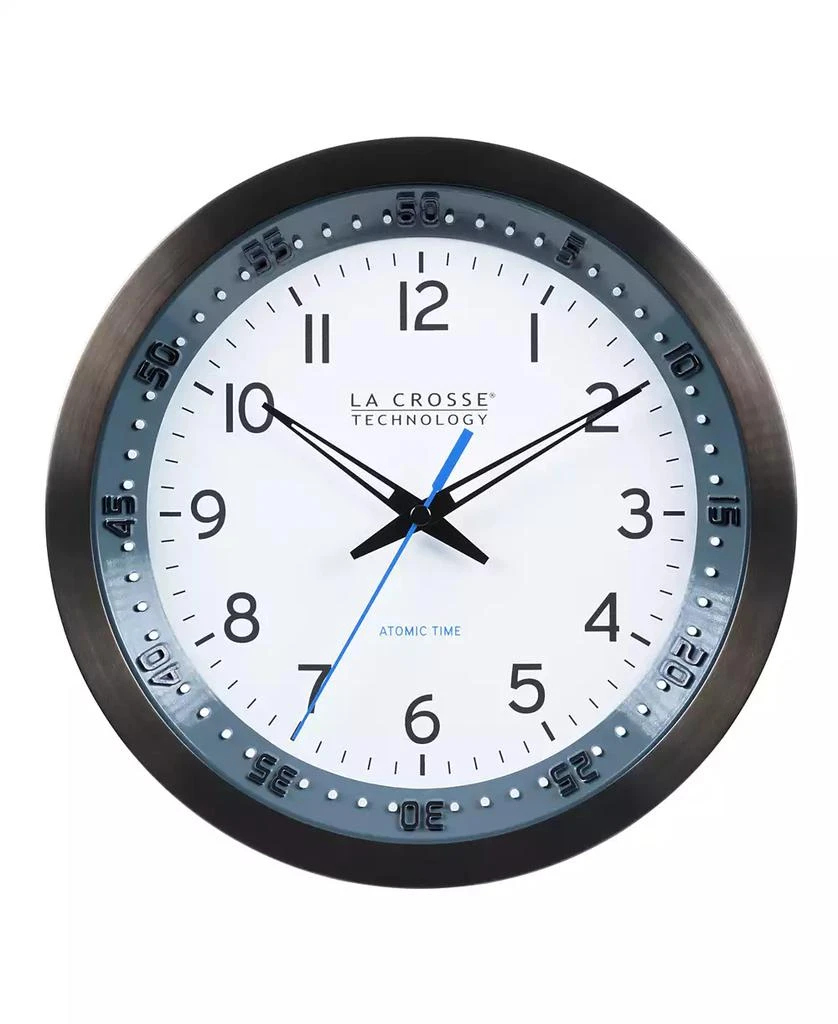 商品La Crosse Technology|404-54667-Int 10" Atomic Chapter Ring Analog Clock,价格¥284,第1张图片