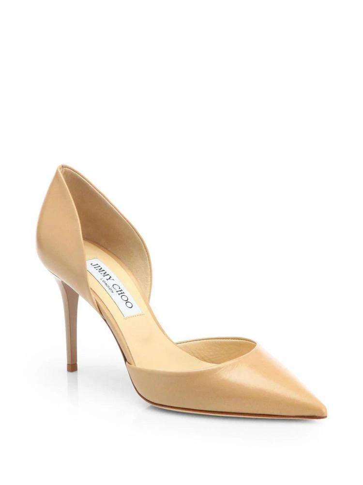 商品Jimmy Choo|Addison 80 Leather d'Orsay Pumps,价格¥1784,第1张图片